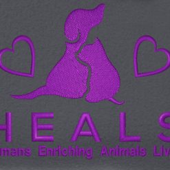 Embroidered HEALS Blanket