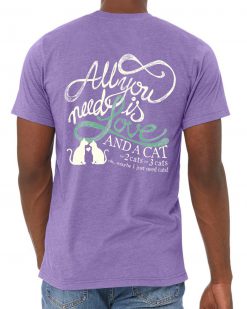 "Love and a Cat" Tee