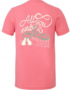 "Love and a Cat" V-Neck