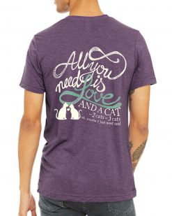 "Love and a Cat" YOUTH Tee