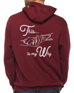 Alternative view of "This is My Why" Hoodie
