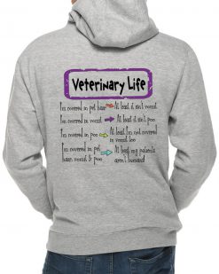Alternative view of "Veterinary Life!" Hoodie or Tee