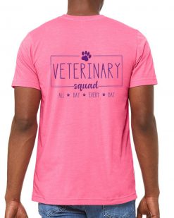 Alternative view of "Veterinary Squad" Tee