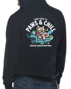 Alternative view of "Paws & Chill Cat" Tee or Hoodie