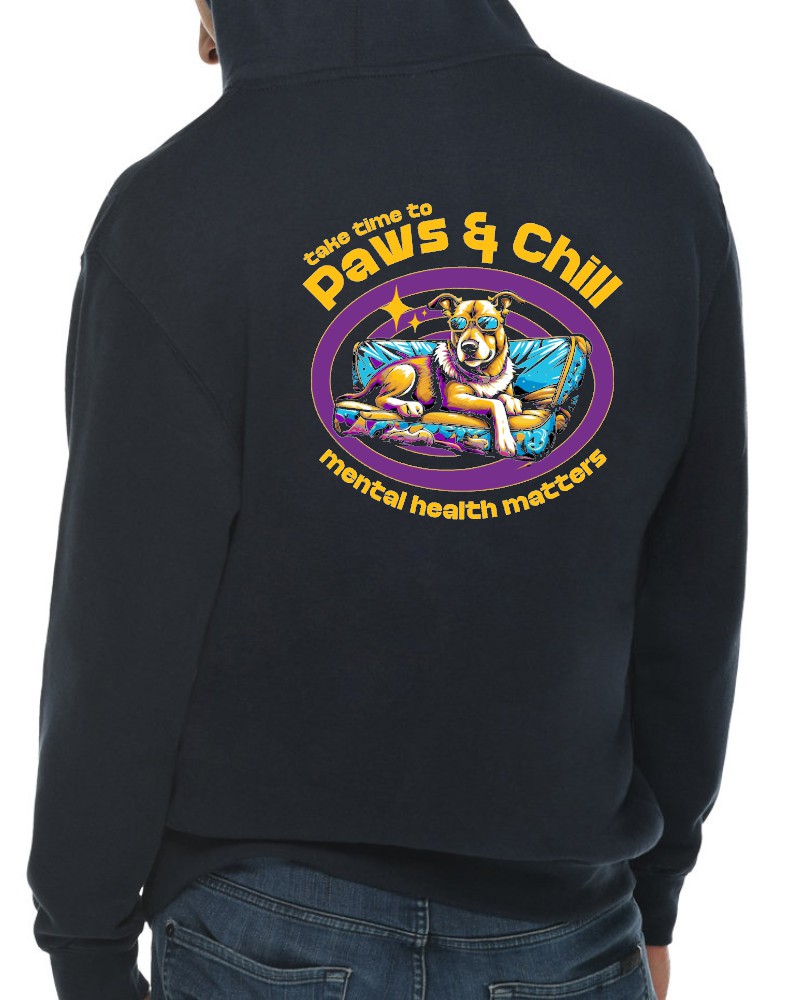 "Paws & Chill Dog" Tee or Hoodie